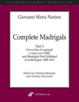 Complete Madrigals, Part 3 Study Scores sheet music cover